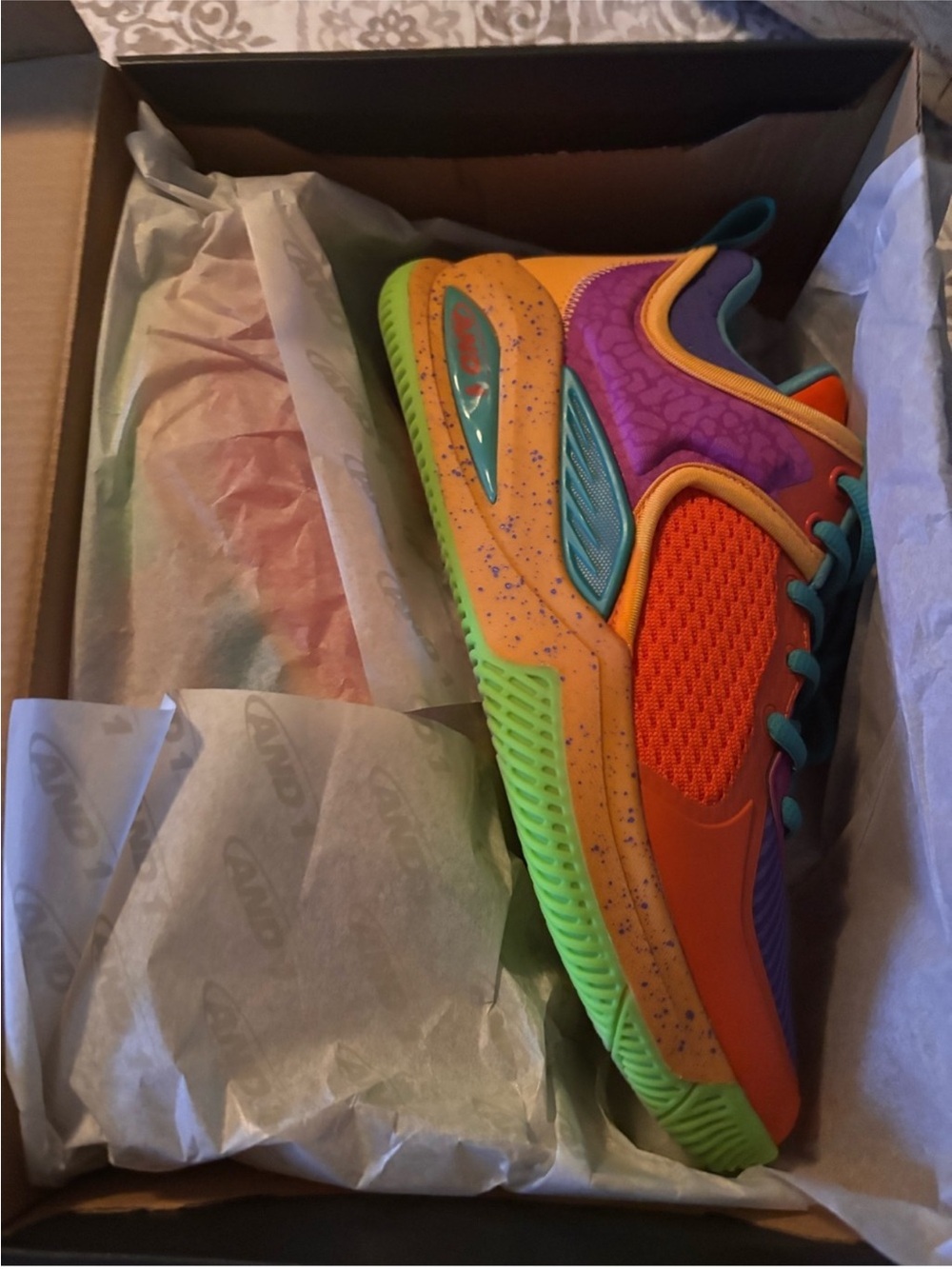 Brand New ~ Men’s And1 Multicolor Athletic Shoes ~ Size 8.5